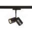 BEEBA II háromfázisú áramkörös sínre fekete  230V LED GU10 2x8W