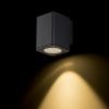 MIZZI SQ I fali lámpa antracitszürke 230V LED 12W 44° IP54 3000K