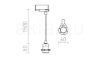 ELISA három áramkörös sínre SAS+SK+FEKKF   230V LED E27 15W