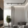 PIXEL három áramkörös sínre fekete 230V LED GX53 7W