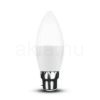 KODAK Max LED Izzó Gyertya (Candle) C37 7W B22 270° 2700K (560 lumen)