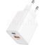 Technik Hálózati Adapter USB A+C  (fast charger) 20W Fehér