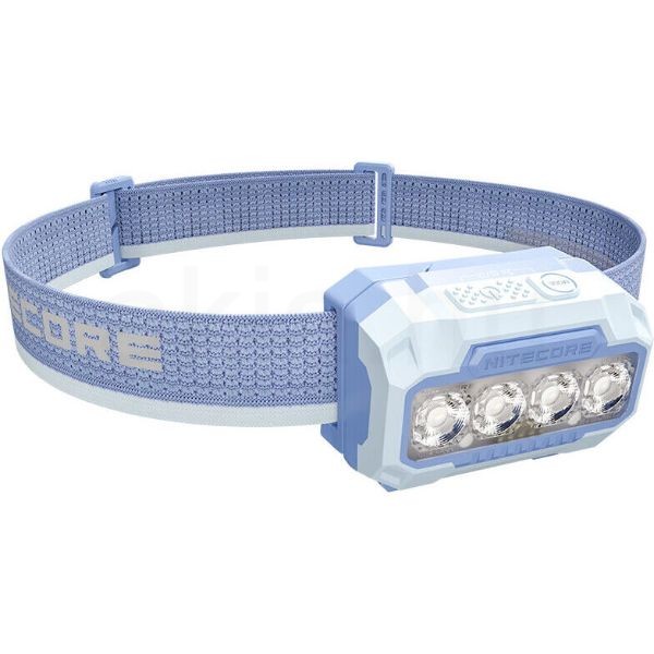 Nitecore Fejlámpa HA23UHE (3x AAA/akkumulátor) 4x MCT UHE LED (600 lumen) Kék